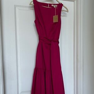 NEW BODEN Deep Tier Fit & Flare Dress 0